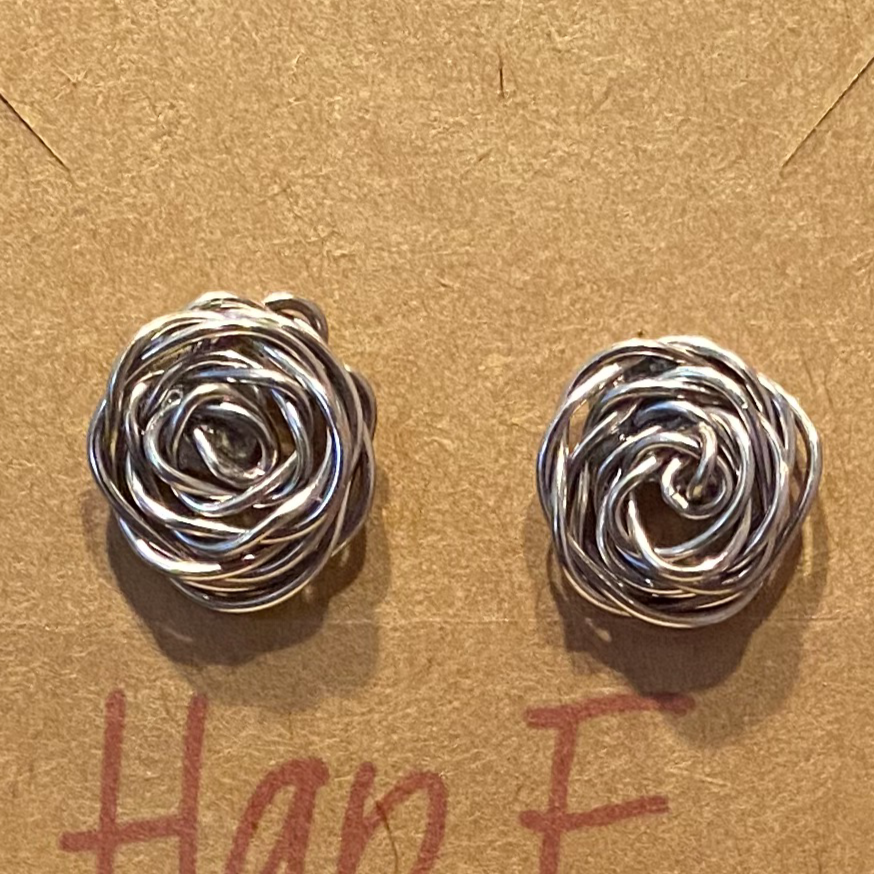 Flower Like Swirl Studs