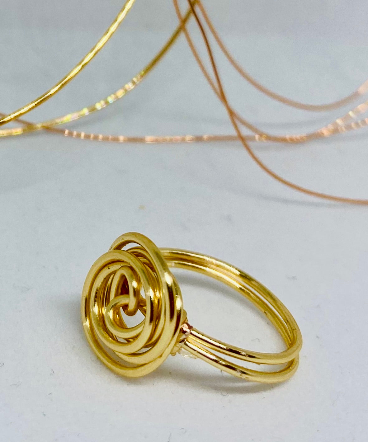 Wire Swirl Rings