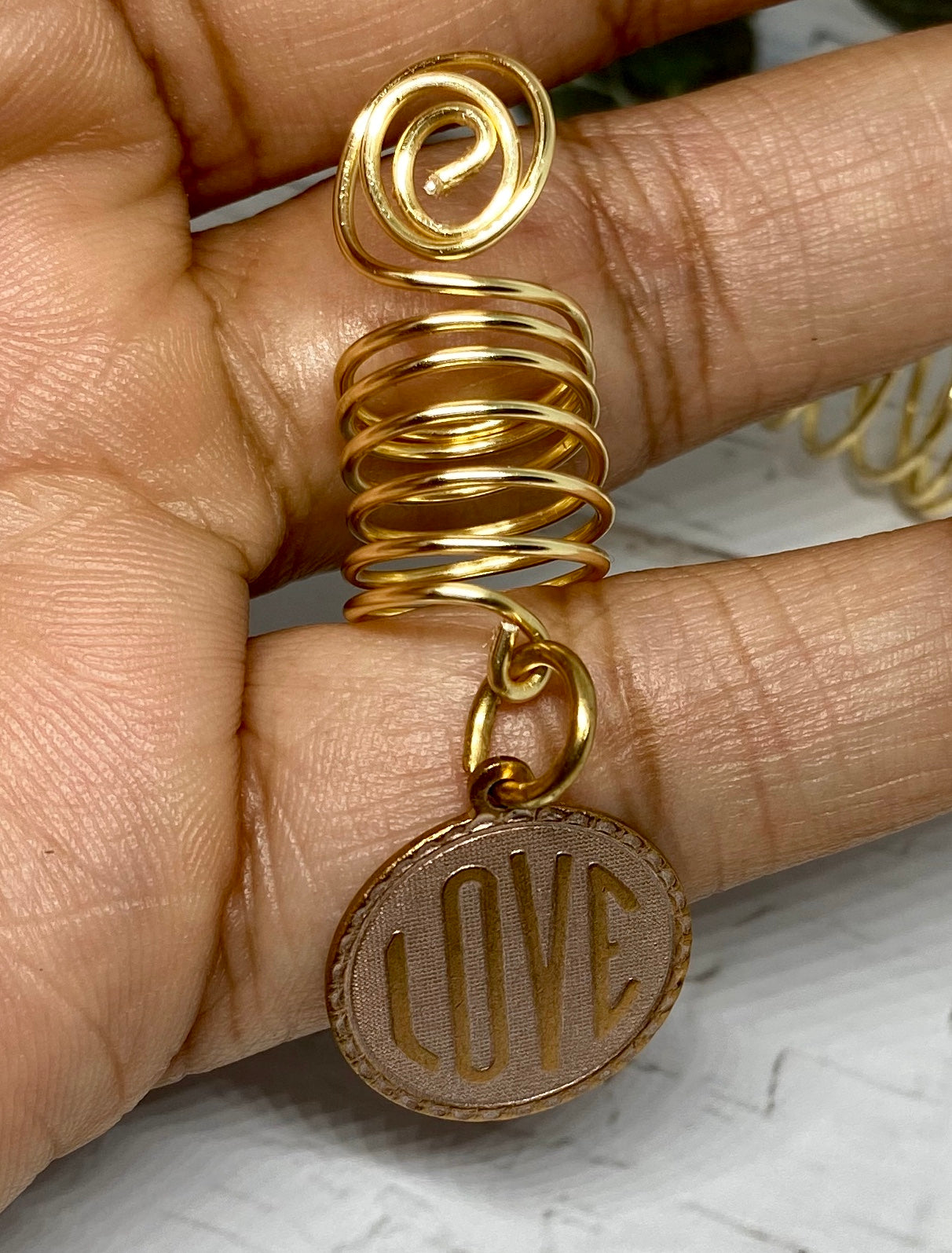 Gold Coil Loc Jewels