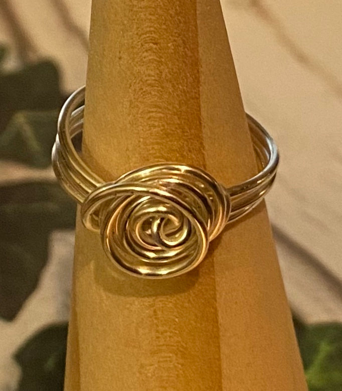 Wire Swirl Rings