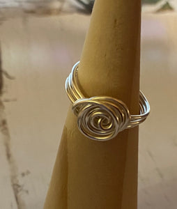 Wire Swirl Rings