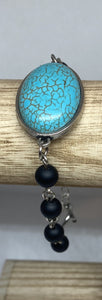 Black Beaded Turquoise Set