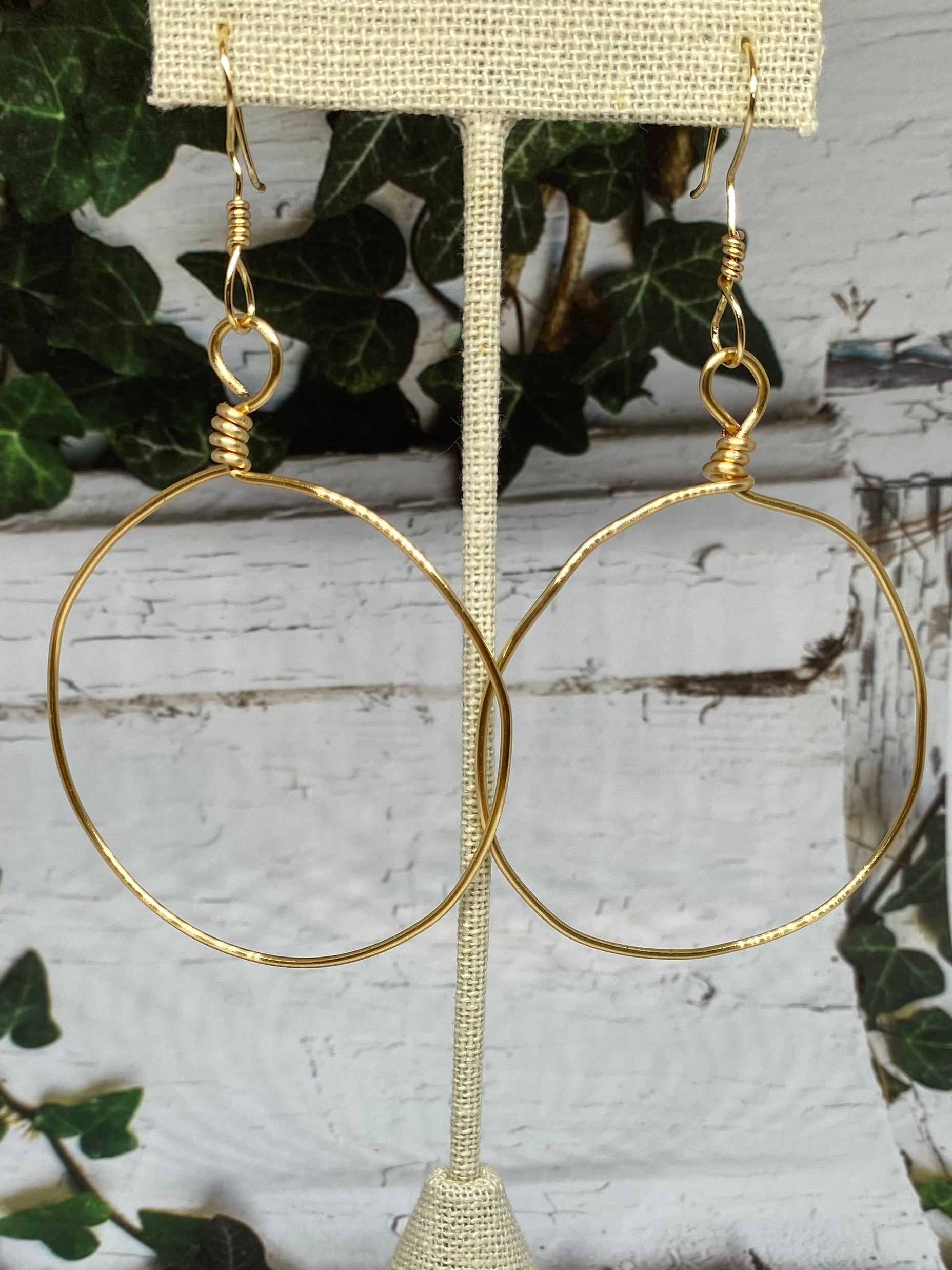 Hanging Hoop Earrings