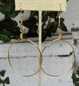 Hanging Hoop Earrings