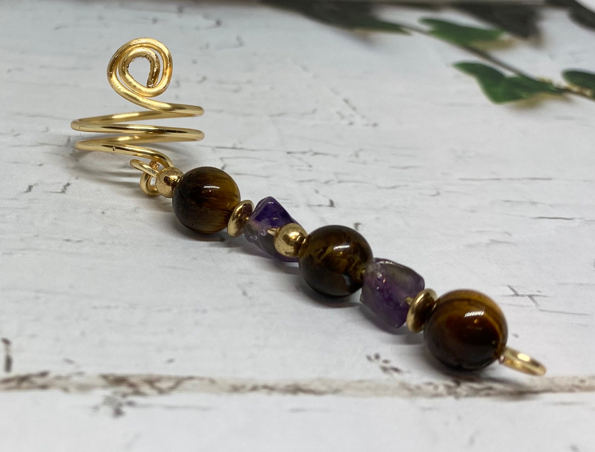 Tiger Eye Loc Jewel