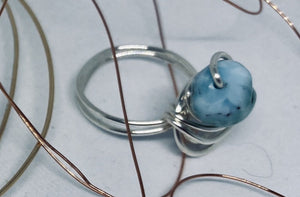 Turquoise Wire Wrapped Rings